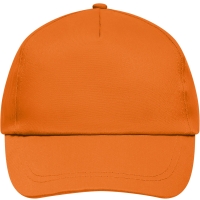 5 Panel Promo Cap Lightly Laminated - Orange