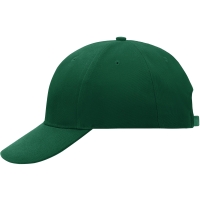 6 Panel Cap Laminated - Dark green