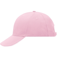 6 Panel Sandwich Cap - Light pink/white