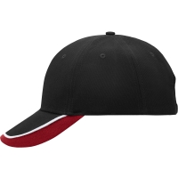 Half-Pipe Sandwich Cap - Black/white/red