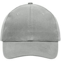 6 Panel Cap Heavy Cotton - Light grey