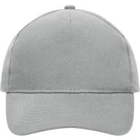 5 Panel Cap Heavy Cotton - Light grey