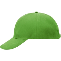 Turned 6 Panel Cap Laminated - Lime Green