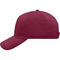 5 Panel Cap - Burgundy