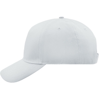 5 Panel Cap - White