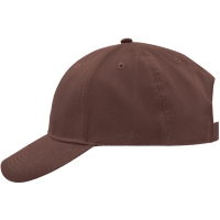 Brushed 6 Panel Cap - Brown