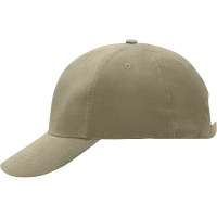 6 Panel Raver Cap Laminated - Beige