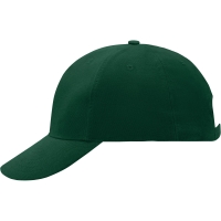 6 Panel Raver Cap Laminated - Dark green