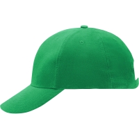 6 Panel Raver Cap Laminated - Fern green