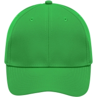 6 Panel Polyester Peach Cap - Green