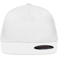 Flexfit® Flat Peak Cap - White