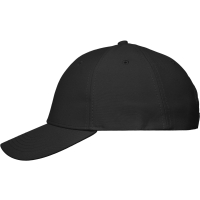 6 Panel Function Cap - Black