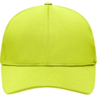 6 Panel Sport Mesh Cap - Bright yellow