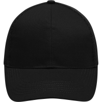 6 Panel Air Mesh Cap - Black