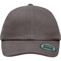 6 Panel Heavy Brushed Cap - Dark grey