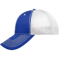 6 Panel Mesh Cap - Royal/white/white