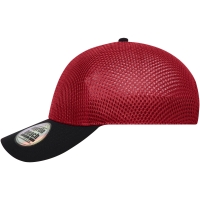 Seamless Mesh Cap - Red/black