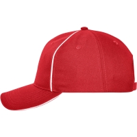 6 Panel Workwear Cap - SOLID - - Red