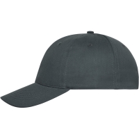 6 Panel Cap Bio Cotton - Graphite