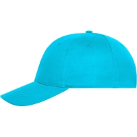 6 Panel Cap Bio Cotton - Turquoise