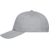 5 Panel Cap Bio Cotton - Light grey