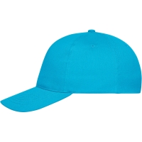 5 Panel Cap Bio Cotton - Turquoise