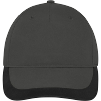 5 Panel Sports Cap - Dark grey/black