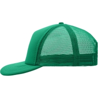 5 Panel Flat Peak Cap - Green