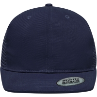 6 Panel Flat Peak Cap - Navy