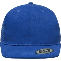 6 Panel Flat Peak Cap - Royal