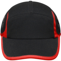 Running 4 Panel Cap - Black/red