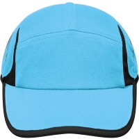 Running 4 Panel Cap - Turquoise/black