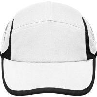 Running 4 Panel Cap - White/black