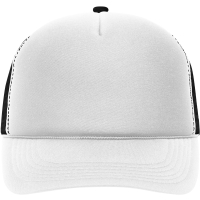 5 Panel Retro Mesh Cap - White/black