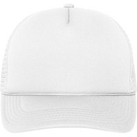 5 Panel Retro Mesh Cap - White/white