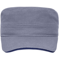 Military Sandwich Cap - Dark grey/navy