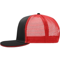 Pro Cap Mesh 6 Panel - Black/red