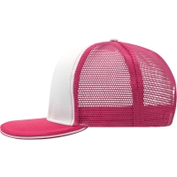 Pro Cap Mesh 6 Panel - White/magenta