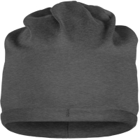 Bio Cotton Beanie - Black heather