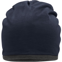 Fleece Beanie - Navy/carbon