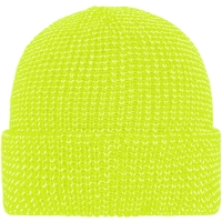 Reflective Winter Beanie - Bright yellow