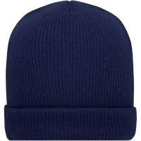 Soft Knitted Winter Beanie - Navy