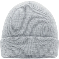 Knitted Cap - Light grey melange