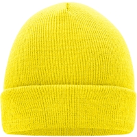 Knitted Cap - Yellow