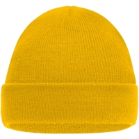 Knitted Cap for Kids - Gold yellow