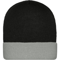 Knitted Cap - Black/grey