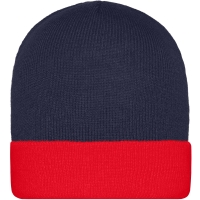 Navy/red