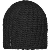 Casual Outsized Crocheted Cap - Black