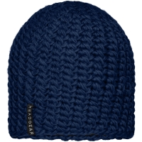 Casual Outsized Crocheted Cap - Navy