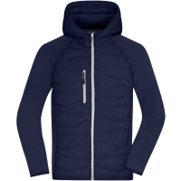 Men's Hybrid Jacket - Navy/navy